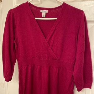 Old Navy Magenta sweater dress
